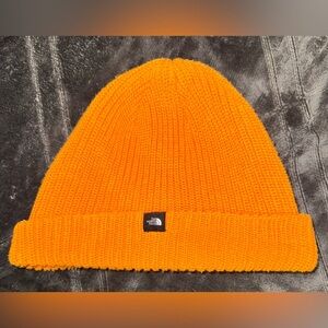 North Face Fisherman Beanie Orange